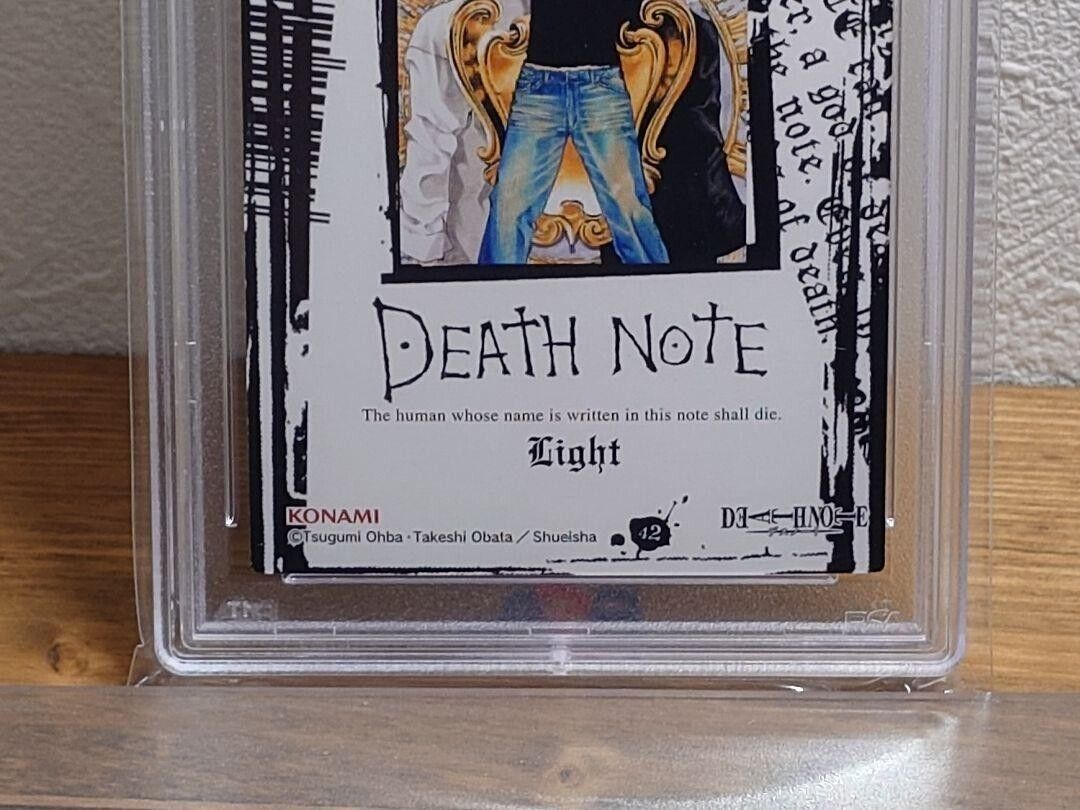 PSA10 DEATH NOTE 2006-07TC #42 LIGHT YAGAMI CRACKED ICE GEM PSA10 DEATH NOTE 2006-07TC #42 LIGHT YAGAMI CRACKED ICE GEM