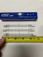 Tungsten Halogen Bulb 300 Watt J118 T3   4-pk FREE SHIPPING!