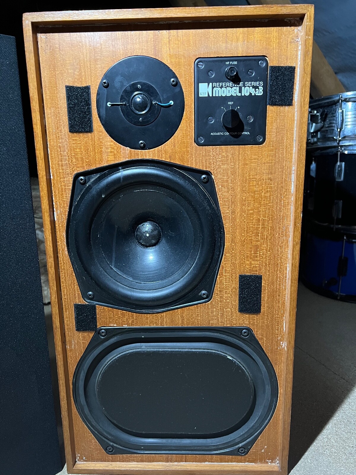 KEF Model 104aB Reference Speakers Walnut Original Warranty and