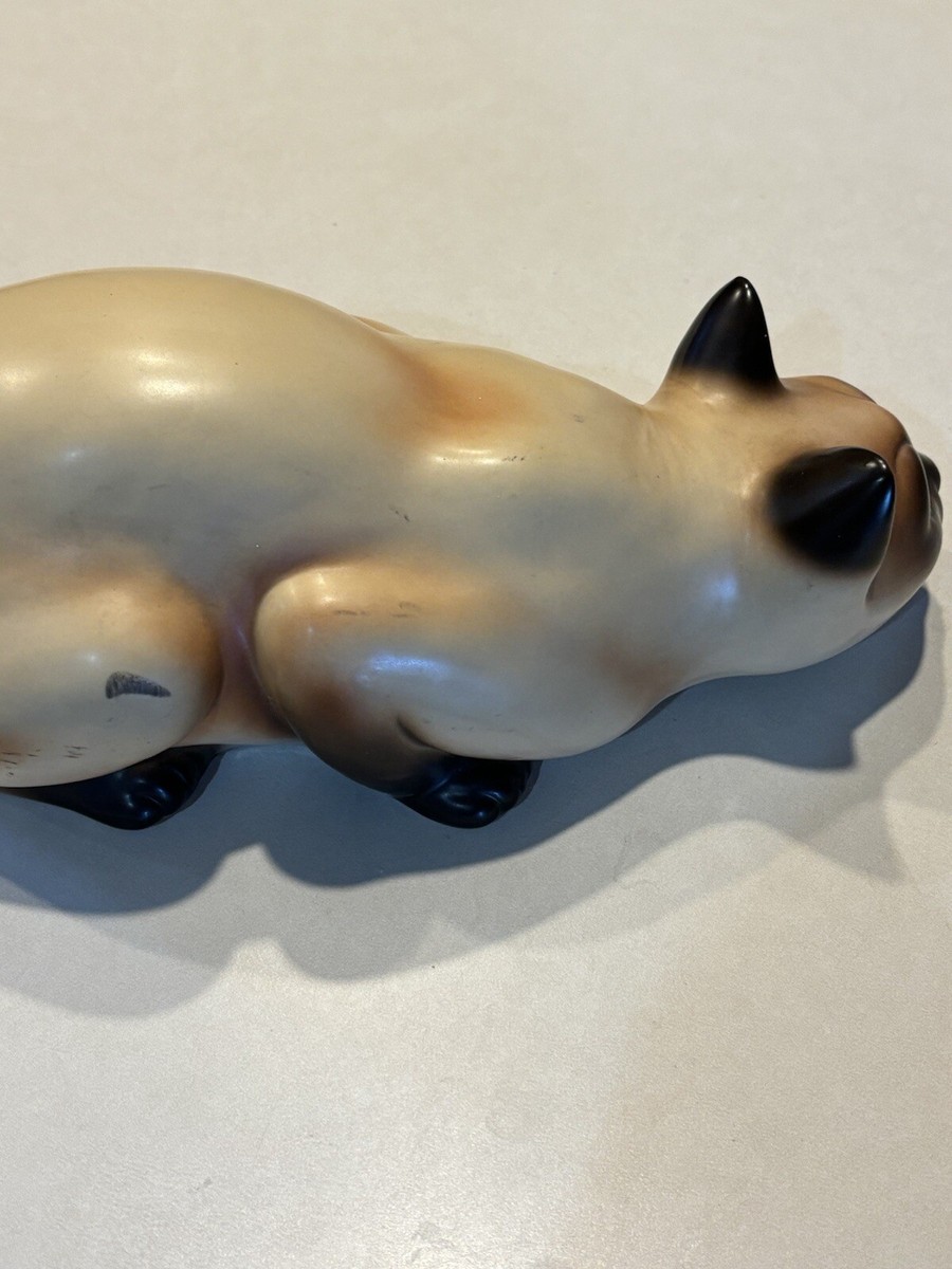 Vintage Blue Eyes Siamese Cat Napcoware # 260 (Like 258) Made In