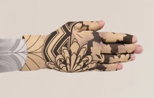 GATSBY BEIGE Graduated Compression Glove by LYMPHEDIVAS, ANY SIZE & LEVEL, New