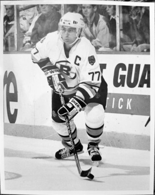 RAY BOURQUE NHL HOCKEY TYPE 1 PHOTO BOSTON BRUINS HOF LEGEND AHL