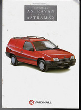 Bedford Astra Van & Astra Max Mk2 1990-91 UK Market Sales Brochure FAIR