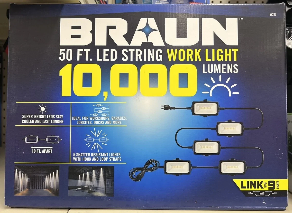 Braun 10000 lumen shop light deals