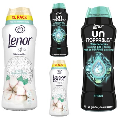 Lenor Unstoppables Wäscheparfüm Mega Box XXL 510g 4er Pack Sortiment, 4x510g,OvP