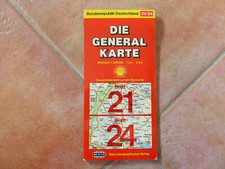 Allemagne - carte routière Mairs / Shell - Bade-Wurtemberg - 1982-1983