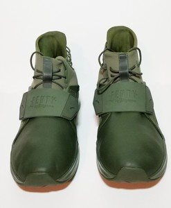 puma fenty trainer green men