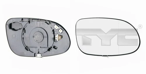 TYC 321-0002-1 mirror glass, outside mirror for Mercedes-Benz
