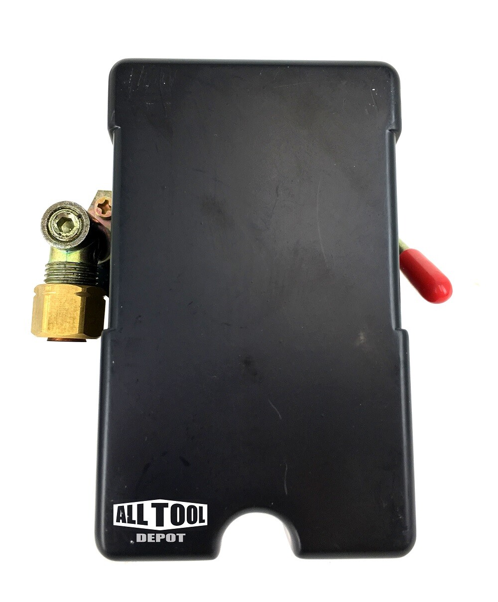 Pressure Switch 4 Ports W/unloader 90 Degree Angle 110-150 Psi