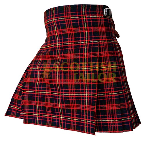 Falda escocesa hecha a mano tradicional escocesa Cameron Tartan y faldas escocesas tamaño personalizado - Imagen 3 de 7