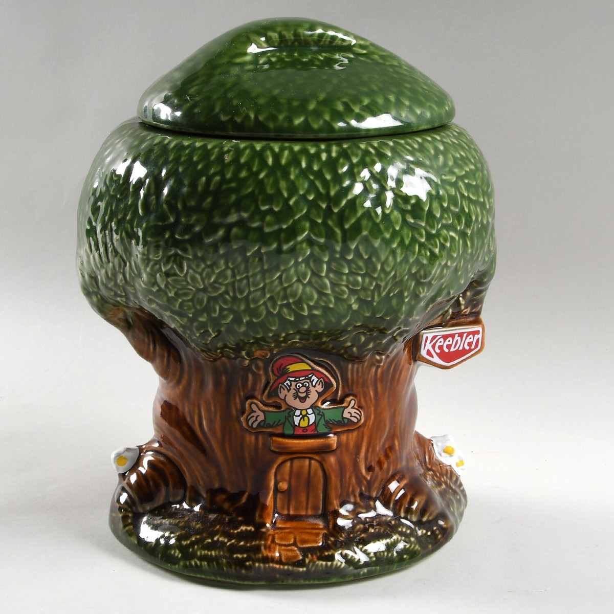 KINGSFORD'S BREW HOUSE 18 置物 Keebler Cookie Jar Elf Tree House McCoy #350 USA | eBay