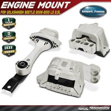 3x Engine Motor Torque Strut Transmission Mount For Vw Beetle 2006-2010 2.5l