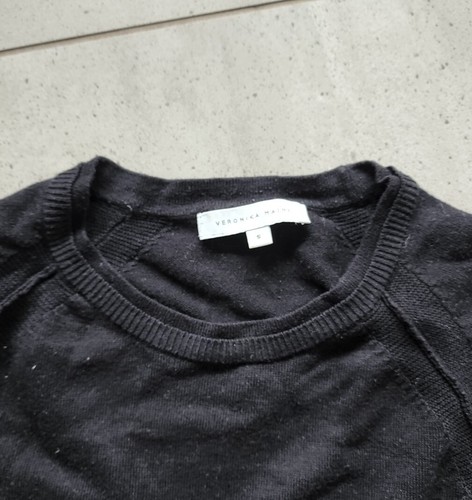 Veronika Maine Jumper top sweater S Black - Picture 4 of 6