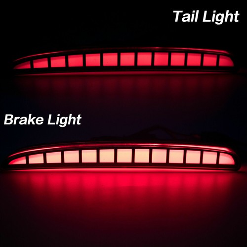 Par de luces de freno LED para parachoques trasero reflector Honda Civic Hatchback 17-21 - Imagen 6 de 9