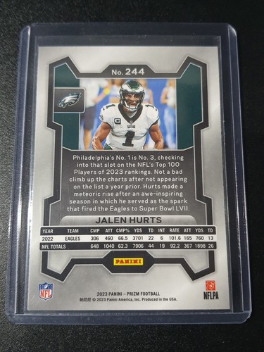 Jalen Hurts - Prizm Football 2023 - Philadelphia Eagles - Bild 2 von 2