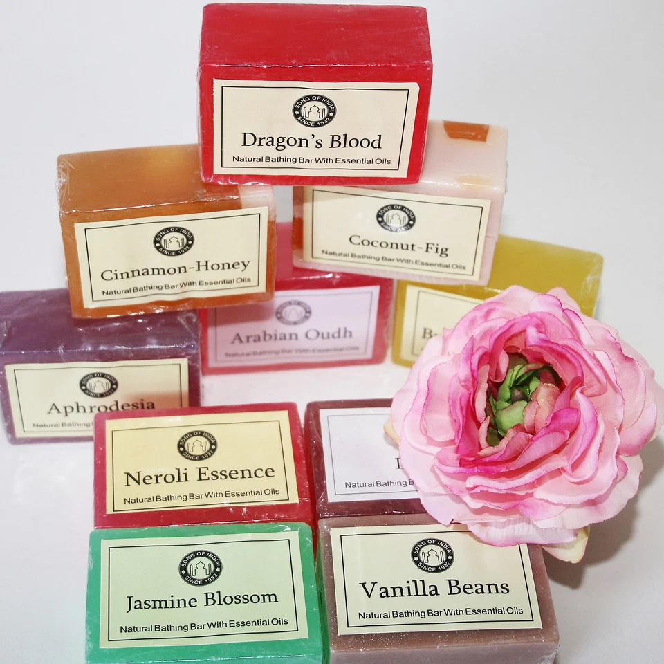 Seife Duftseife Pflanzenseife Naturseife Zimt Kakao Honig Vanille Song of India - Bild 2 von 3