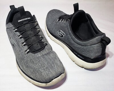 Men's Gray Slip-On Summits Louvin SKECHERS 232186 Athletic Shoes Sneakers  11