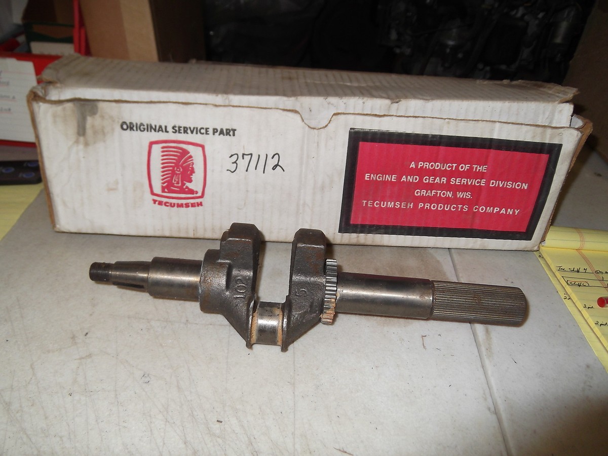 Genuine Tecumseh Crankshaft # 37112 Tecumseh Engine TS8 | eBay