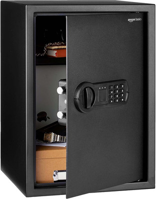 Steel Home Security Safe Box with Electronic Keypad Lock for Documents, Jewelry,