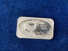 1978 Madison Mint (USSC) The Mule Deer MM-172A Silver Art Bar   B1342