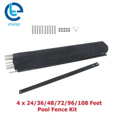 4 x 24/36/48/72/96/108 FT Black Swimming Pool...