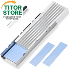 M.2 Heatsink with Thermal Silicone Pad for PS5/PC/Workstation - NVME... 