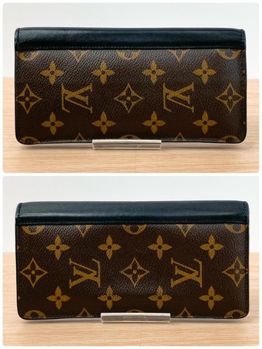 Louis Vuitton Monogram Macassar Bifold Wallet Black