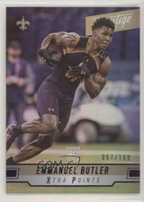 2019 Panini Prestige Rookie Xtra Points Purple 67/100 Emmanuel Butler #295 0nr3