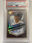 2021 Topps Transcendent Ken Griffey Jr 1/1 Platinum Gold Framed Auto PSA 9 Mint