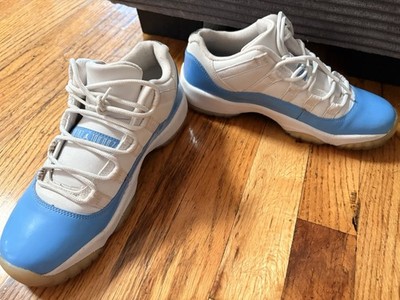 Jordan Air Jordan 11 Low Retro Low UNC White Blue Low Top Athletic Sneakers Men