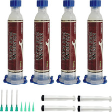 No Clean Soldering Flux 4PACK , Solder Flux For Electronics Soldering, Lead-Fre