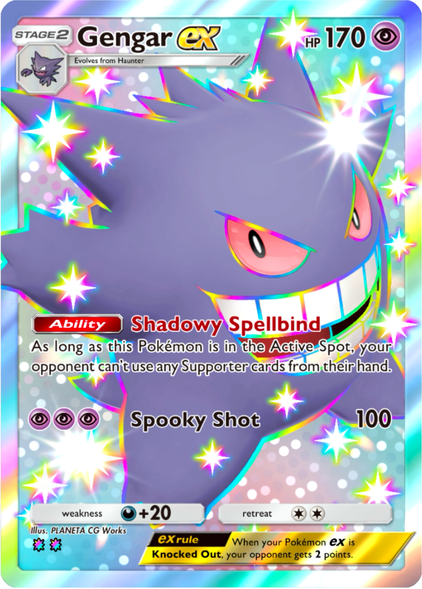 Pokemon Pocket TCG Card 2 Star Full Shiny Gengar EX Celestial Guardians  DIGITAL | eBay