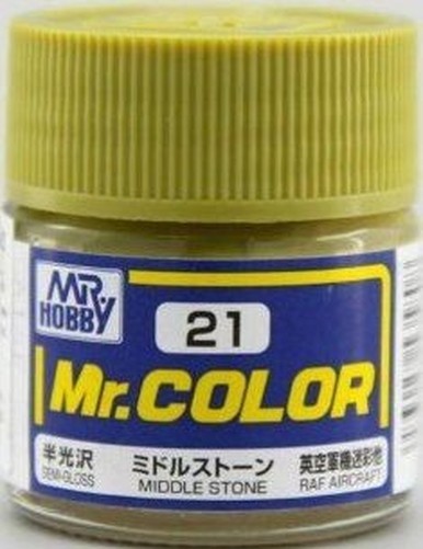 Mr Hobby - Gunze C-021 - Mr. Color (10 Ml) Middle Stone - New