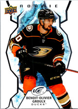 2021-22 UD Ice Hockey Rookie Benoit-Olivier Groulx #111 Anaheim Ducks