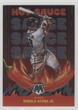 2022 Panini Mosaic Hot Sauce Ronald Acuna Jr #HS-4 10j8