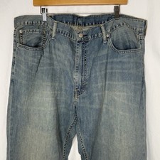 Levi  s 559 Relaxed Straight Fit Jeans Big  Tall Men Size 42x32 Blue Light Wash
