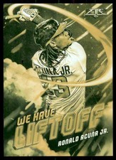 2021 Topps Fire Gold We have Liftoff Ronald Acuna Jr. Atlanta Braves #WHL2