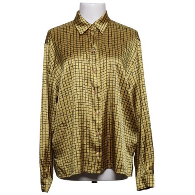 Basler, Bluse, Größe: 42, Gelb/Schwarz, Polyester, Karo, Damen #CvG
