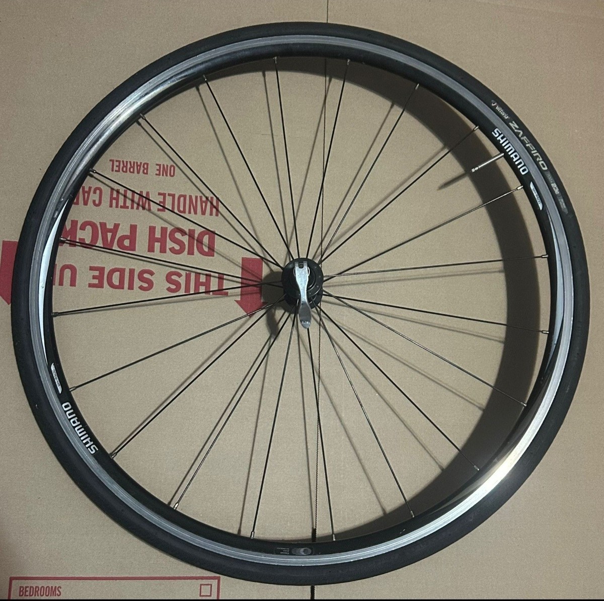 Shimano WH-R500 700C Road Bike Aluminum Clincher Wheel Set Black