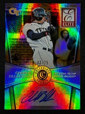 Charlie Blackmon 2015 Panini Elite Collegiate Legacy AUTO 42/75 ROCKIES #7