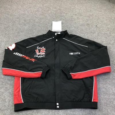 NASCAR ドライバーズジャケット Mサイズ 黒 Dale Earnhardt Jacket Mens Medium Black NASCAR Auto Racing Full