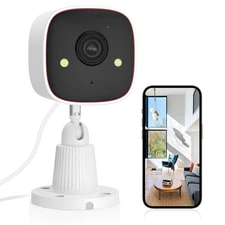 Smart Wireless WiFi Security Camera System Indoor Night Vision 3MP 2-Way Audio