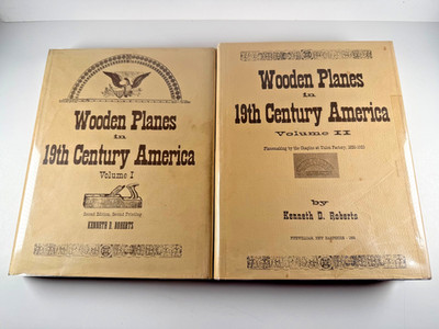 SIGNED Wooden Planes in 19th Century America Kenneth D. Roberts Vols 1 2 letters
