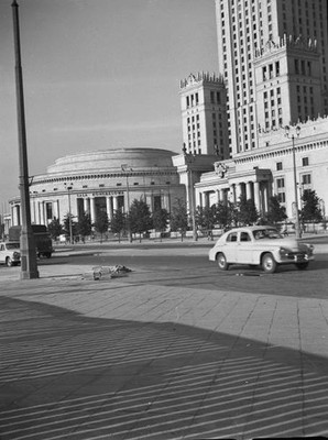 Poland Warsaw The palace of Culture Room of congresses August 1960 Old Photo