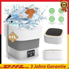 Mini lavadora plegable 11L con centrifugadora esterilización de luz azul lavadora
