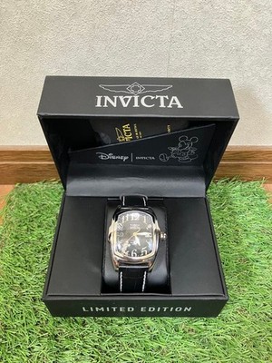 Invicta Disney Limited Edition Mickey Mouse Schwarz Edelstahl Uhr