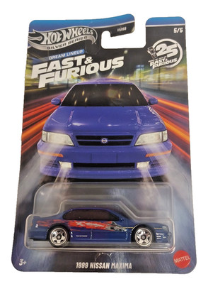 2026 Hot Wheels 1999 Nissan Maxima Blue Fast & Furious: Dream