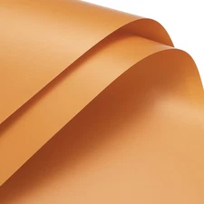 Flower Wrapping Paper Waterproof Wrap Bright Orange 22.8 x 22.8 Inch 20 Pcs