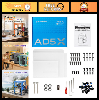 DIY 3D Printer Enclosure Kit - Colorful Design, Noise & Odor Reduction, High-Tem