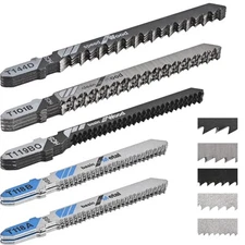 20 PCS Jigsaw Blades Set, Assorted T-Shank Replacement Jig Saw Blades Set for...